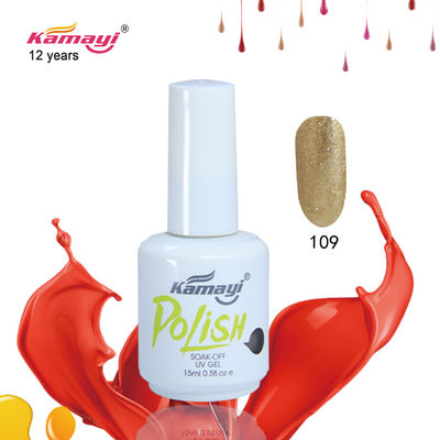 L'OEM d'ongle d'aperçu gratuit de Kamayi a fourni UV Shinny l'ongle au néon lumineux de couleur gélifient le gel UV polonais de vernis à ongles