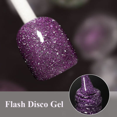 Polonais UV de gel de disco de gel du diamant réfléchi polonais inodore organique LED de nuit