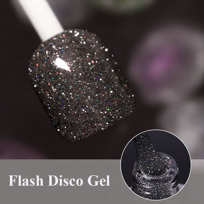 Scintillement polonais mené UV Diamond Nail Foil Gel de gel de disco