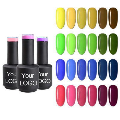 Polonais UV en trois étapes de gel de couleur de marque de distributeur de vernis à ongles de gel