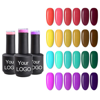 Polonais UV en trois étapes de gel de couleur de marque de distributeur de vernis à ongles de gel