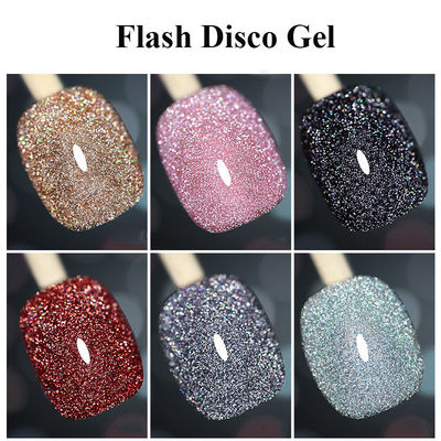 Scintillement UV Diamond Flash Disco Gel Polish de clou 31 couleurs